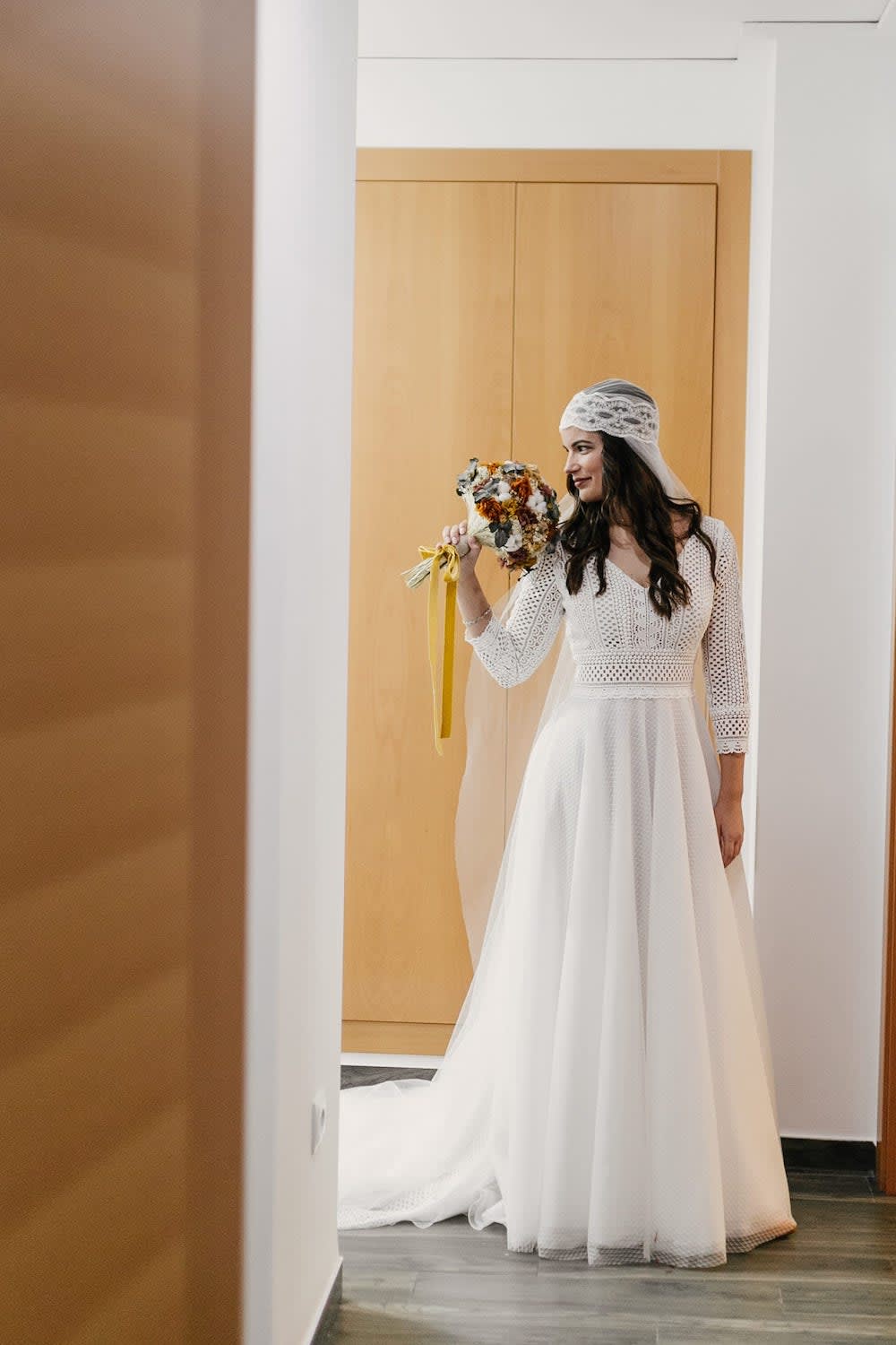 vestido novia hippie